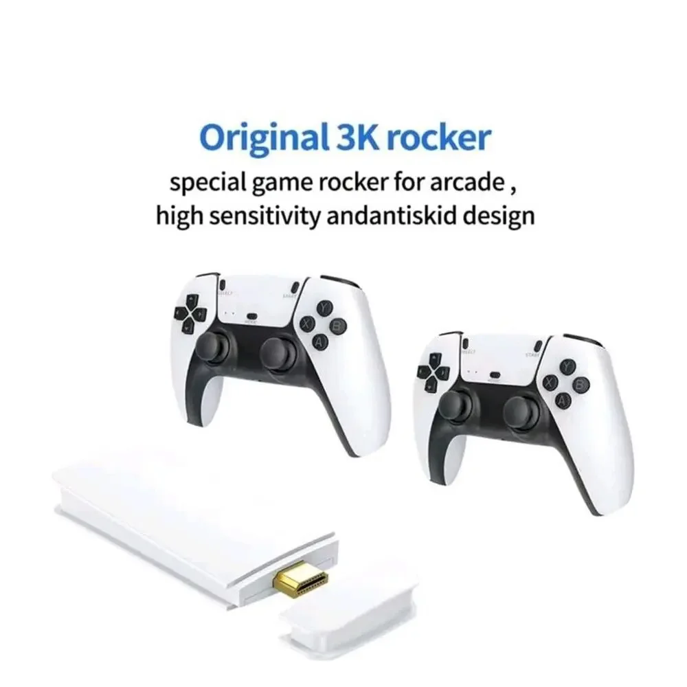 M15 Pro Console 4K Game Stick Dual 2.4G Wireless Controllers Retro Gaming New